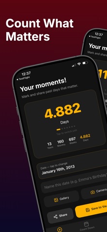 Kountdown – Count & Share Screenshot 1 of 8