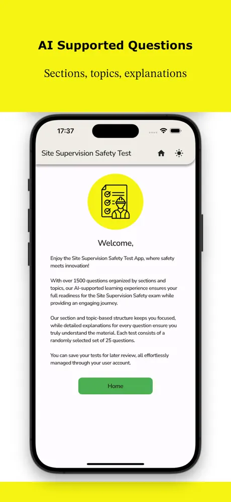 Site Supervision Safety Test Screenshot 2