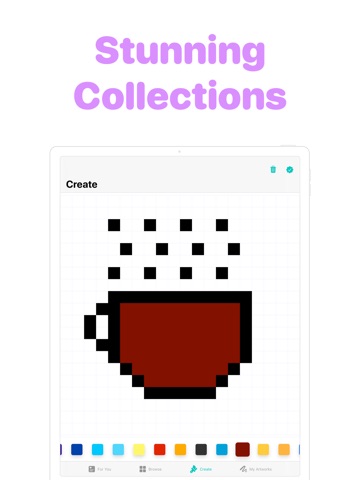 Pixel Me - Colour by Numbers iPad screenshot