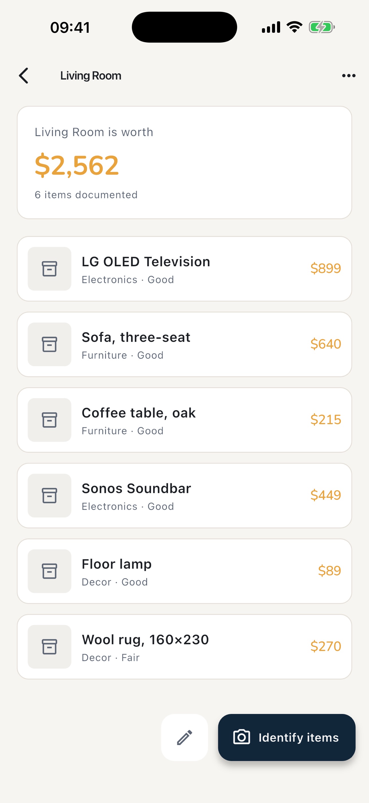Screenshot 2 of Ownio: Home Inventory