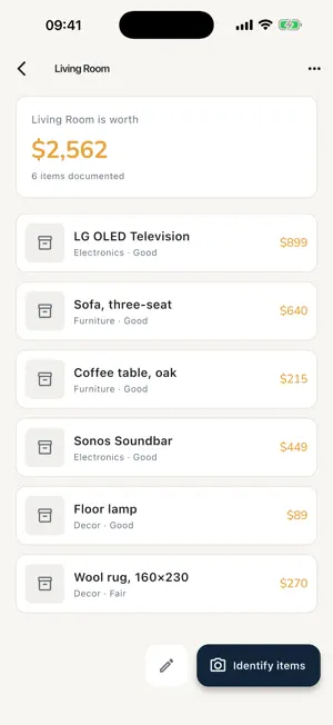 Ownio: Home Inventory screenshot 2