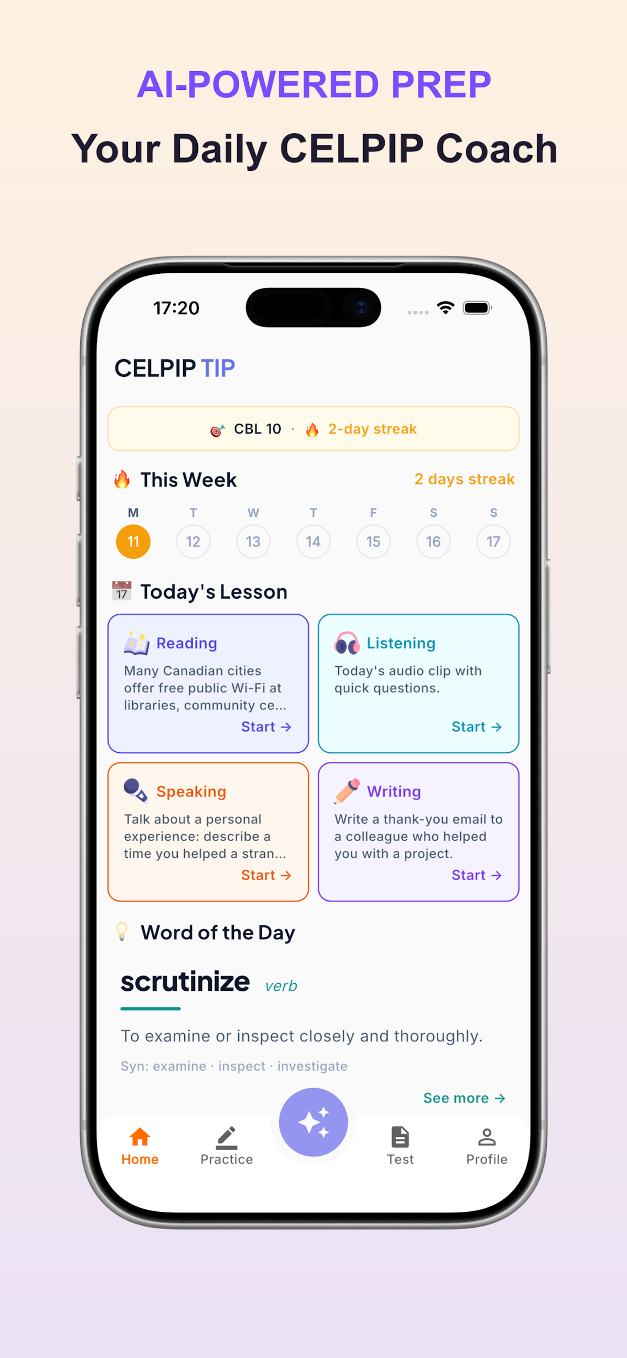 CELPIP TIP with AI