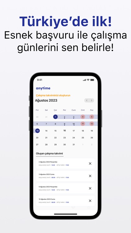 Anytime: Esnek Çalışma, İş Bul screenshot-3