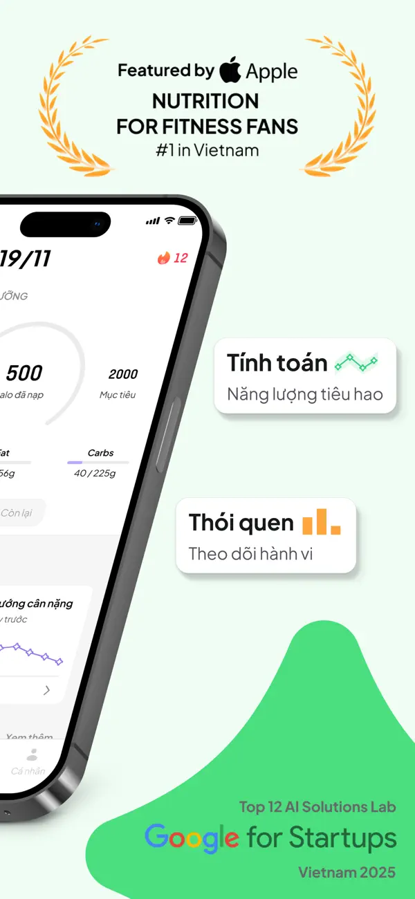Screenshot #2 pour Eatsy: Đếm Calo & Giảm Cân