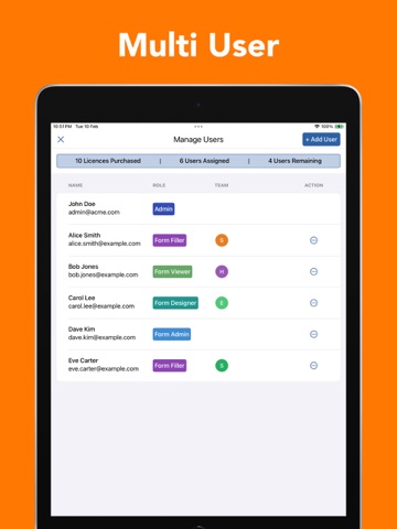 FormConnect ProMax: For Teams iPad screenshot