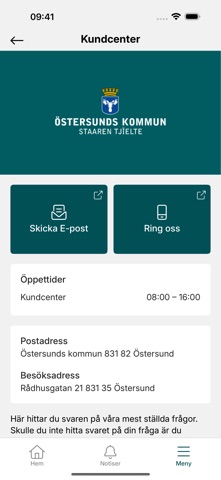 Avfallsappen Östersunds kommun iPhone screenshot 5