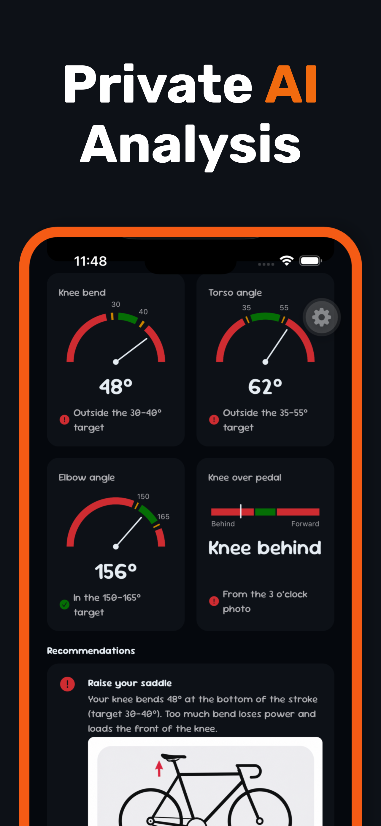 GoBikeFit: AI Analysis screenshot 4