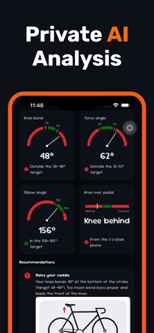 GoBikeFit: AI Analysis Screenshot 4 of 6