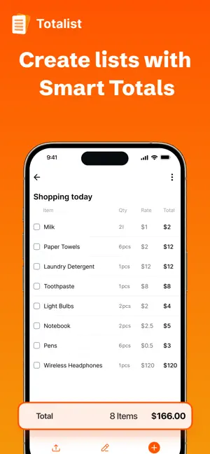 Totalist: Smart Shopping list screenshot 3