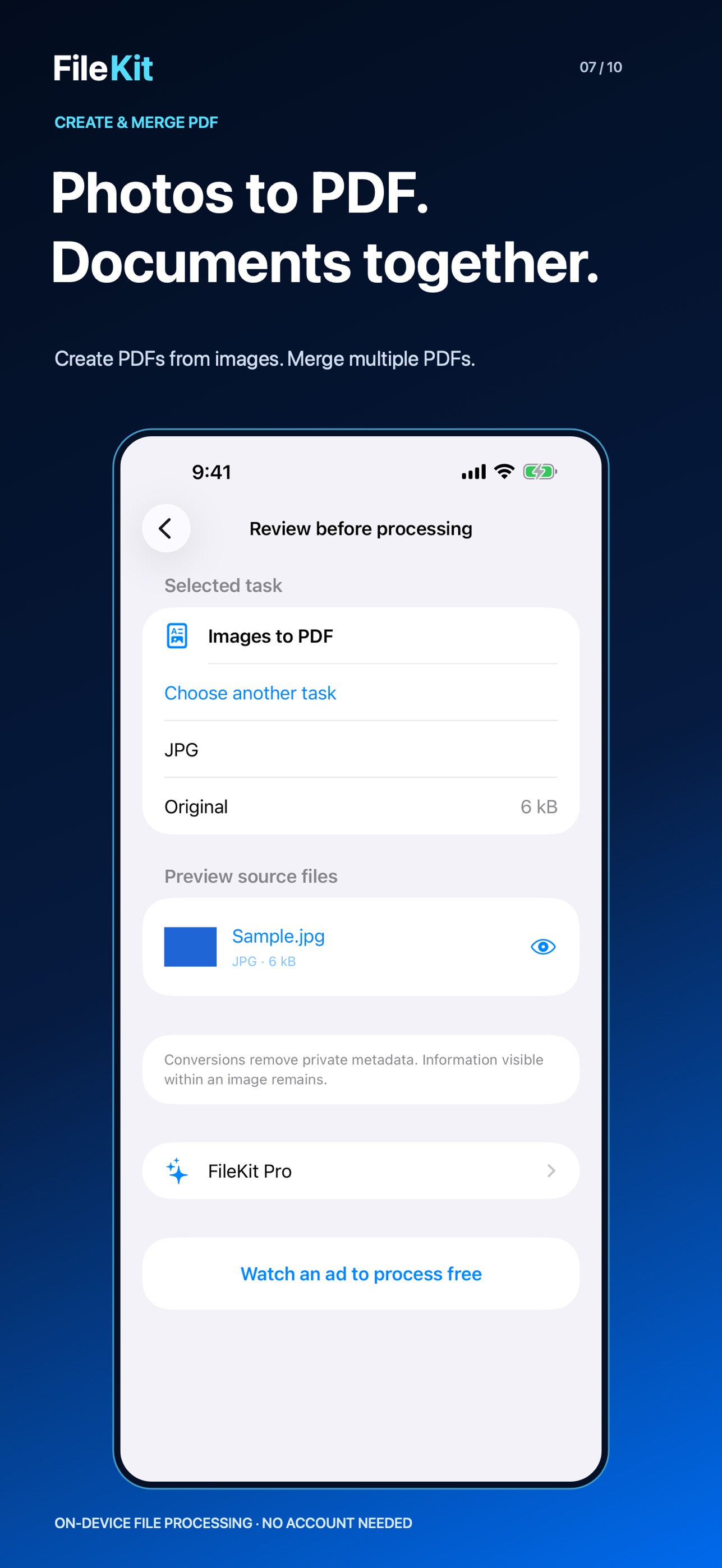 Screenshot 7 of FileKit: PDF & Video Converter