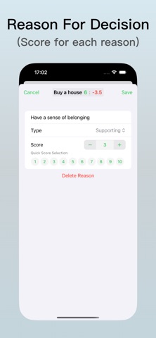 TinyPick-Decide Rationally iPhone screenshot