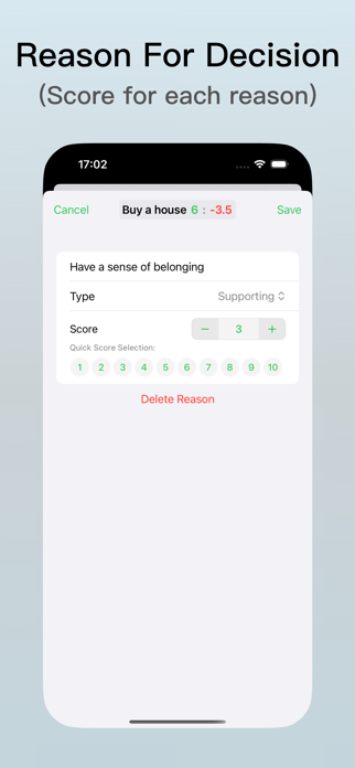 TinyPick-Decide Rationally Screenshot 3 of 4