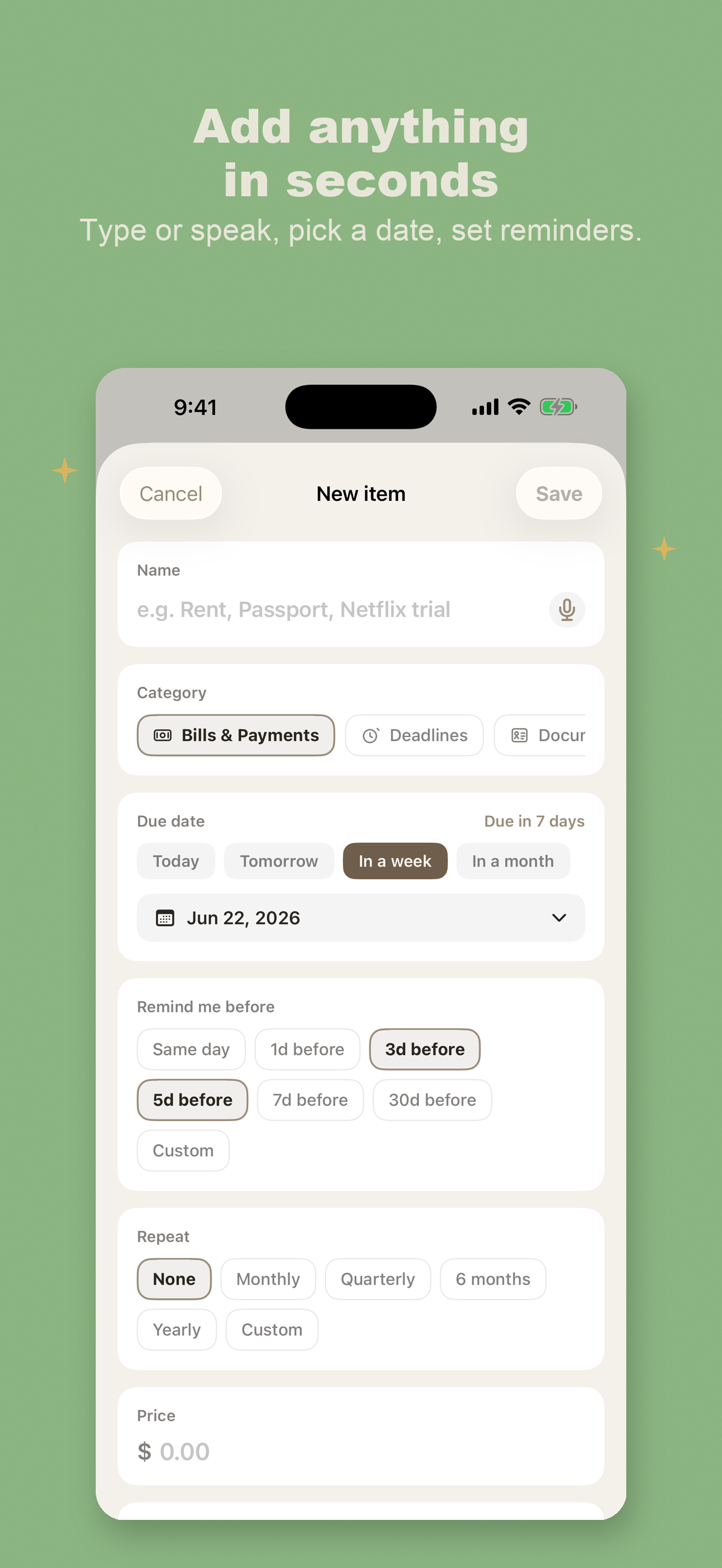 DueMate - Don't Forget screenshot 3