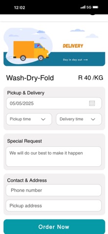 FoldMe Laundry Service Screenshot 2 of 5