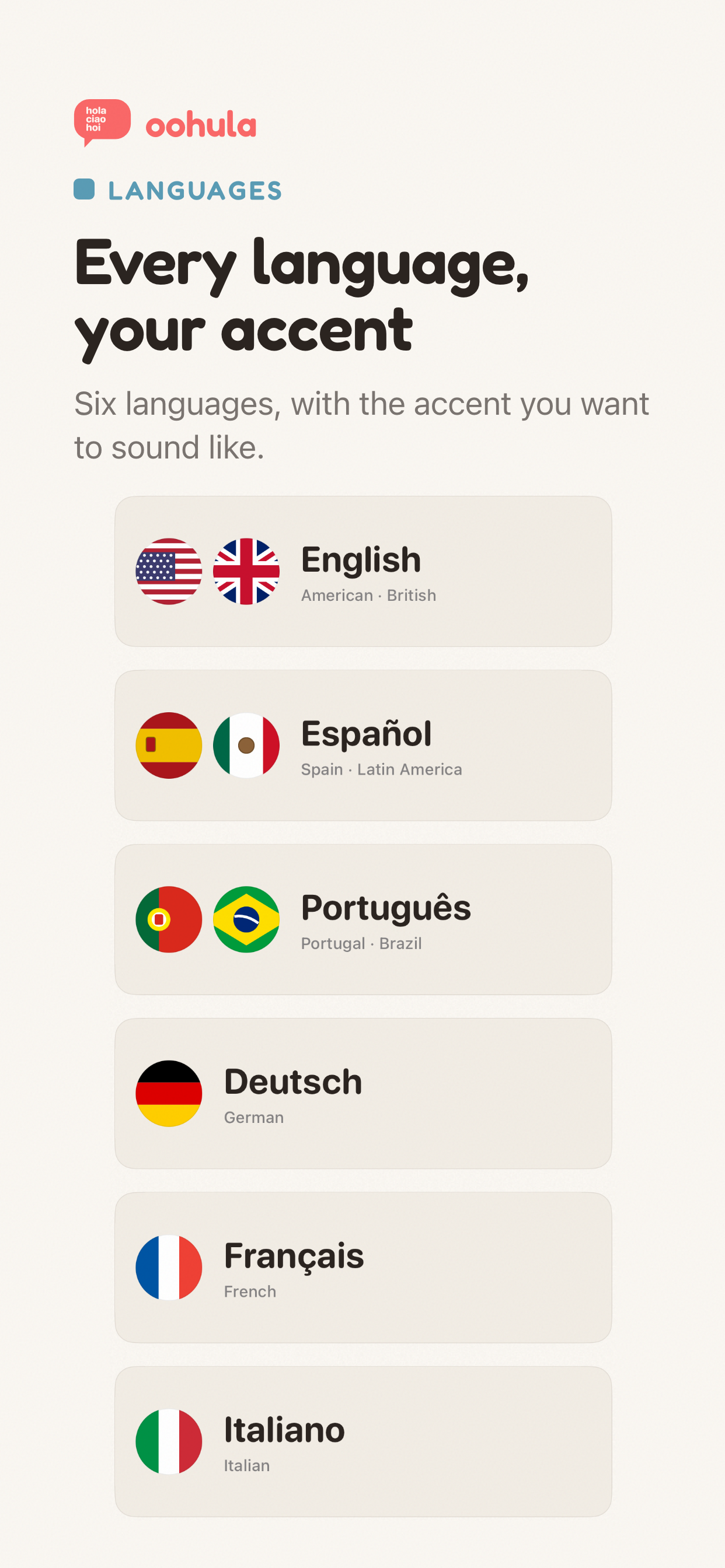 oohula - Language Coach screenshot 7