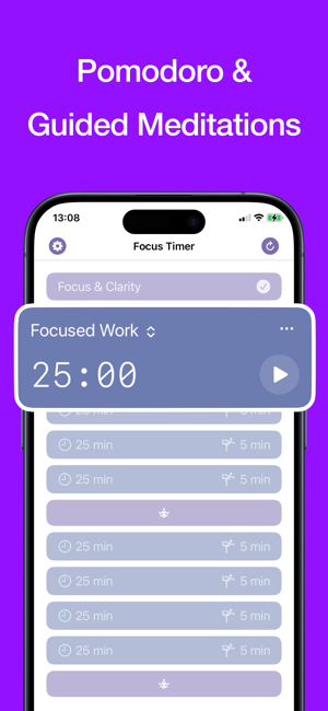 ‎Focus Timer: Pomodoro & Calm Screenshot