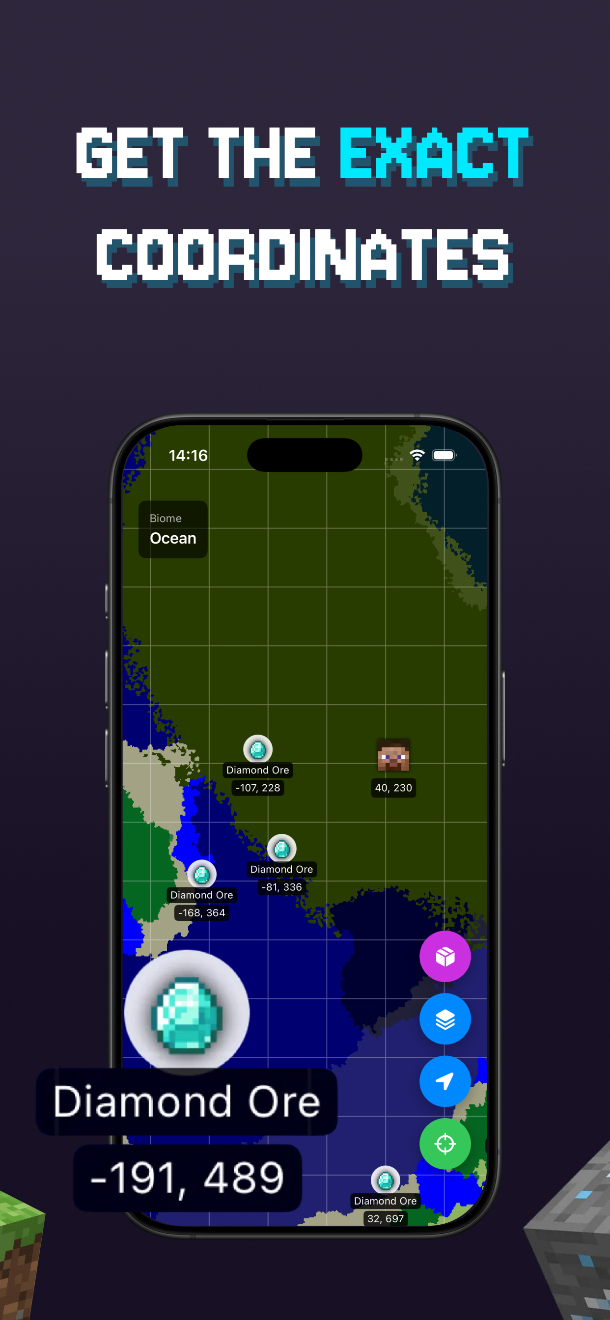 MineMap: Find Diamonds