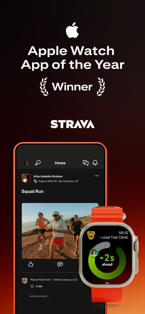 Strava: Run, Bike, Walk - Award-Winning Performance