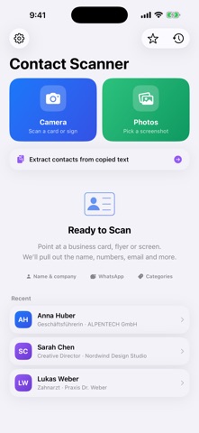 Contact Scanner: Phone & Email Screenshot 6 of 6