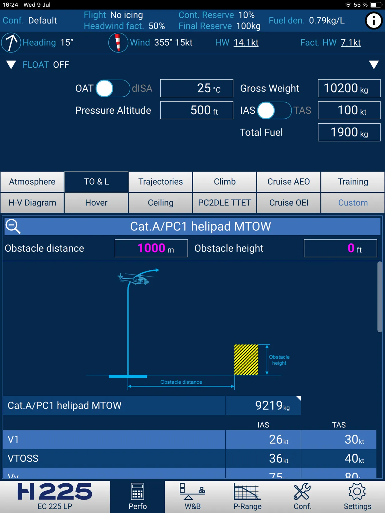 Screenshot #5 pour H225 Flight Perfo