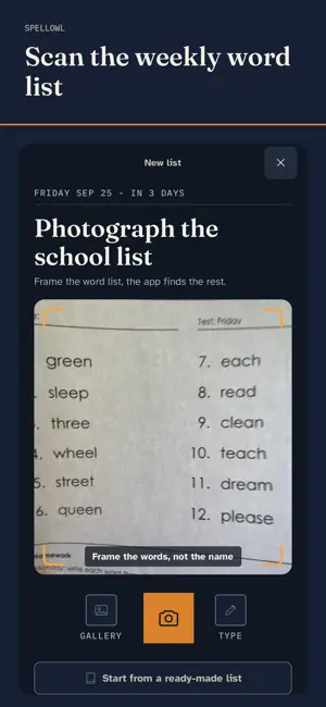 SpellOwl: Spelling Test Prep screenshot 1