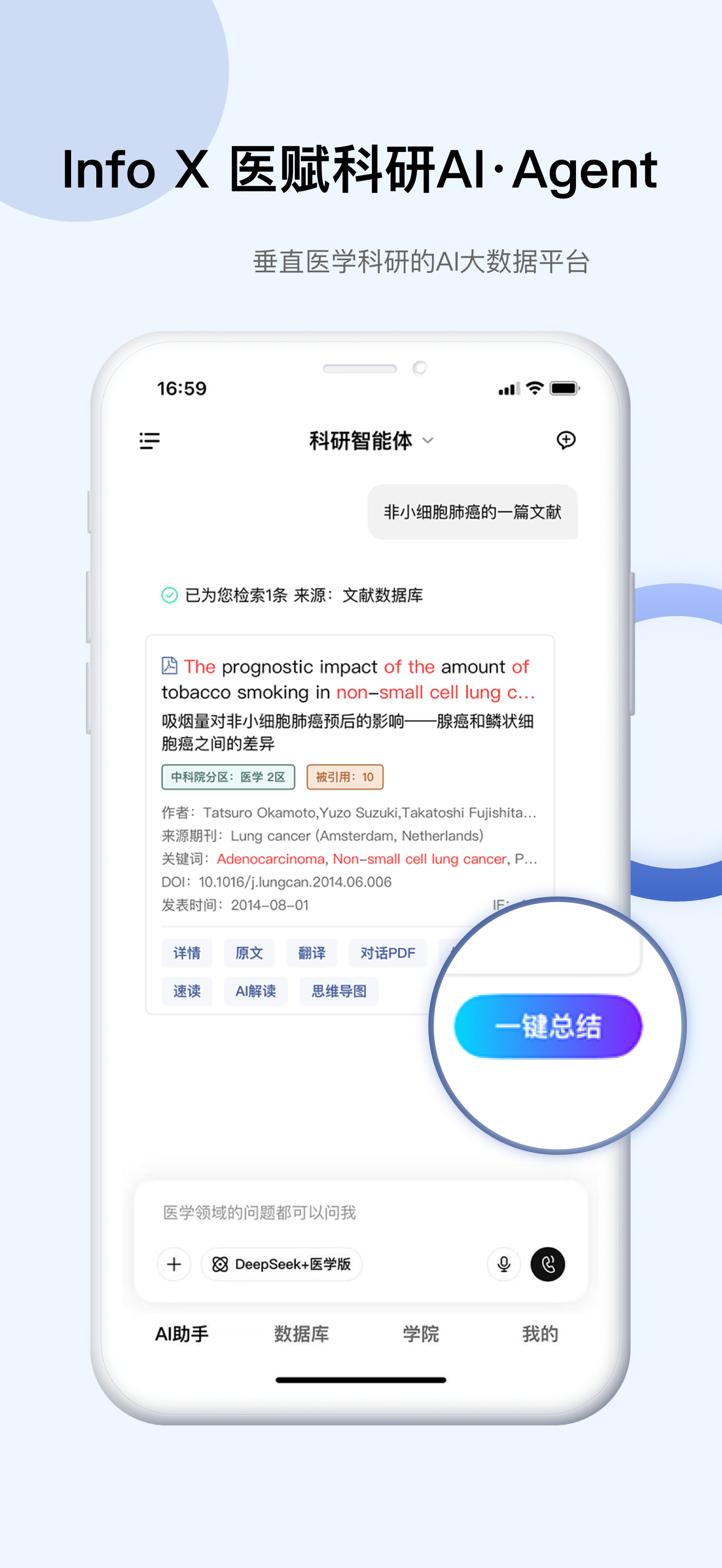 Info X Med-千万级医学文献数据库