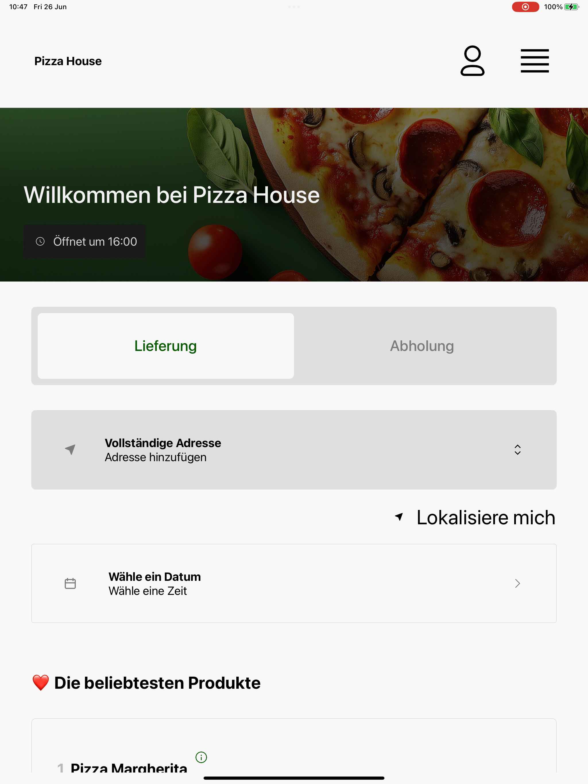 Pizza House DE screenshot 9