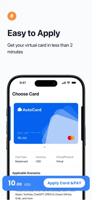 AutoCard - Crypto as Fiat screenshot 3