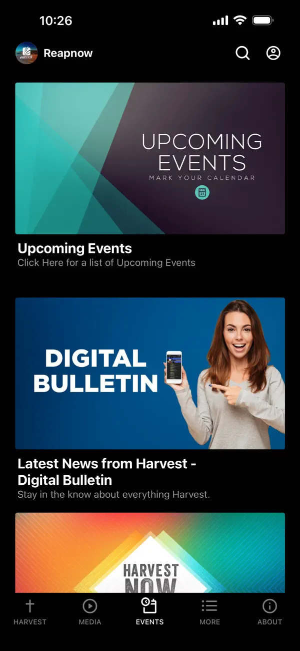 Screenshot #3 pour Reapnow HarvestChristianCentre