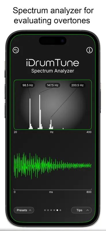 iDrumTune Precision Drum Tuner screenshot 5 of 8