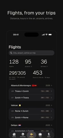 Travel: Stats tracker Screenshot 6 of 7