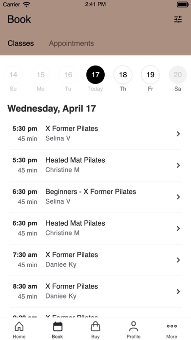 Bodytone Studio Screenshot