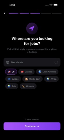 Trackly: Find Tech Jobs First screenshot