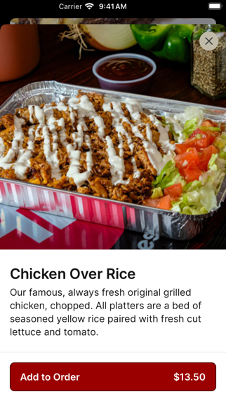 Halal Brothers To Go iPhone screenshot 3 - Food & Drink app