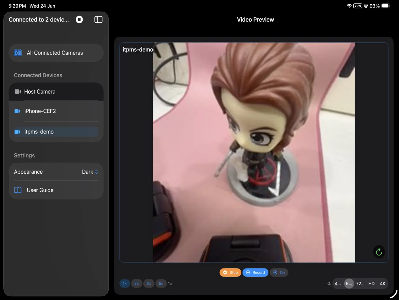 Screenshot #4 pour iMultiCAM Tablet