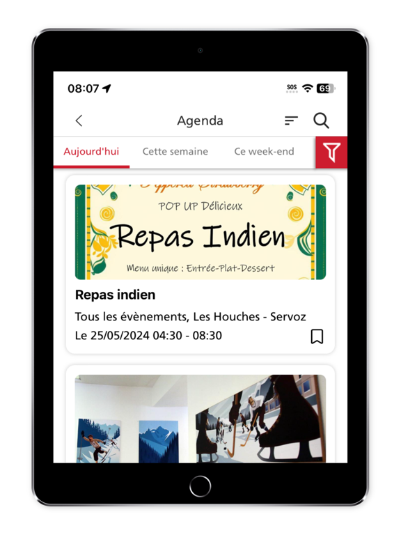 Chamonix iPad screenshot 5 - News app