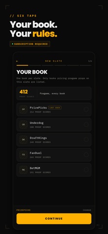 Proof Picks Terminal Screenshot 3 of 7