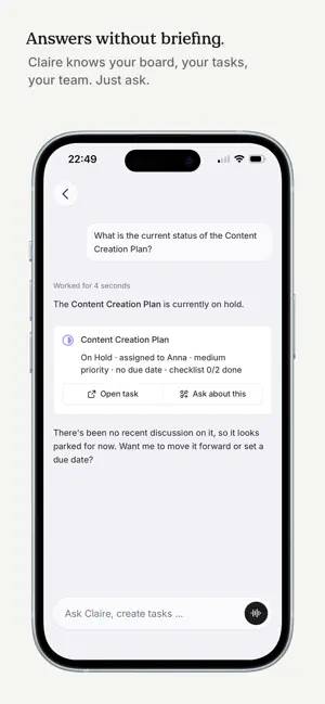 Claire Companion screenshot 2