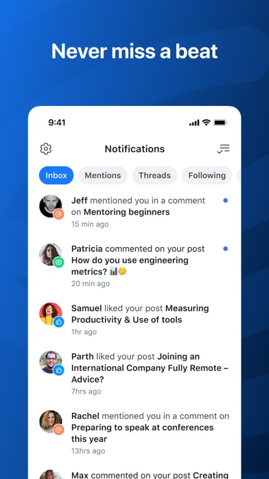 Refactoring Community iPhone screenshot 5 - Social Networking app