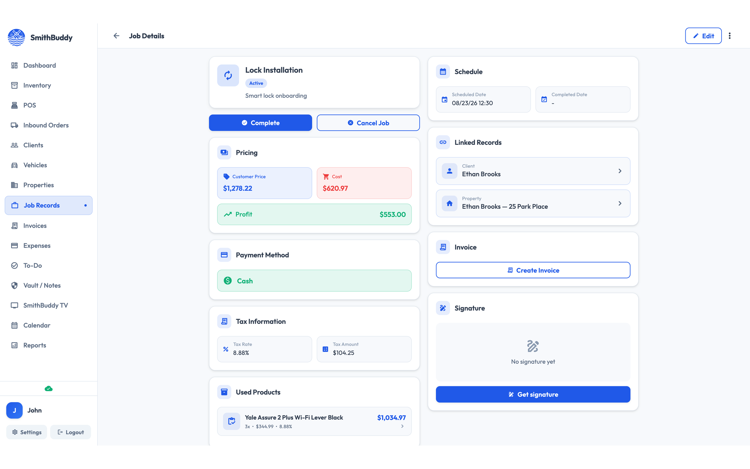 SmithBuddy: Locksmith CRM screenshot 22