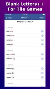 Anagram Solver - Crosswords screenshot