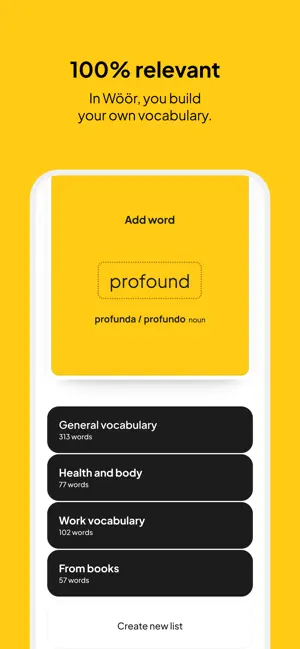 Woor. English vocabulary screenshot 2