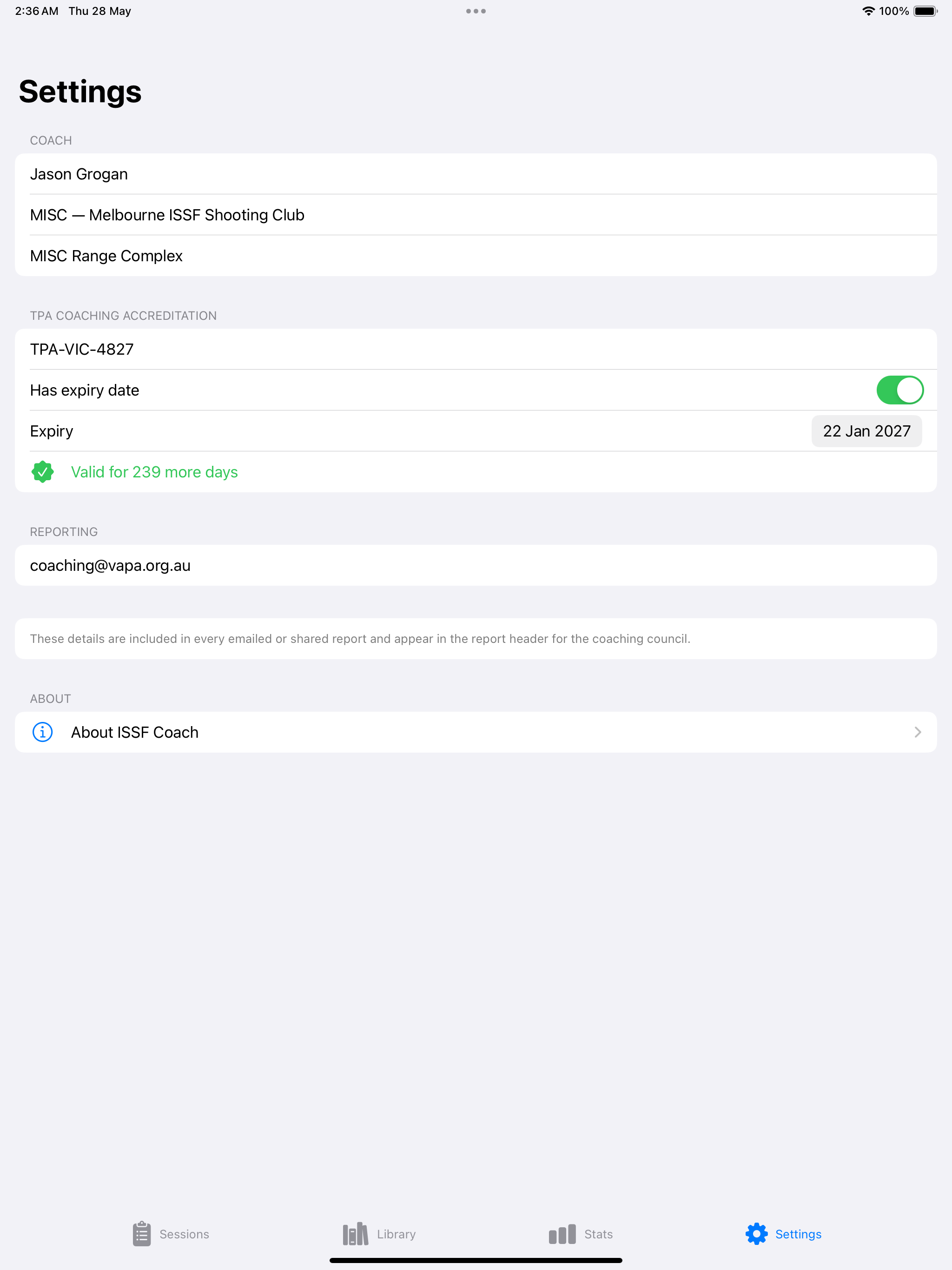 ISSF Coach screenshot 10