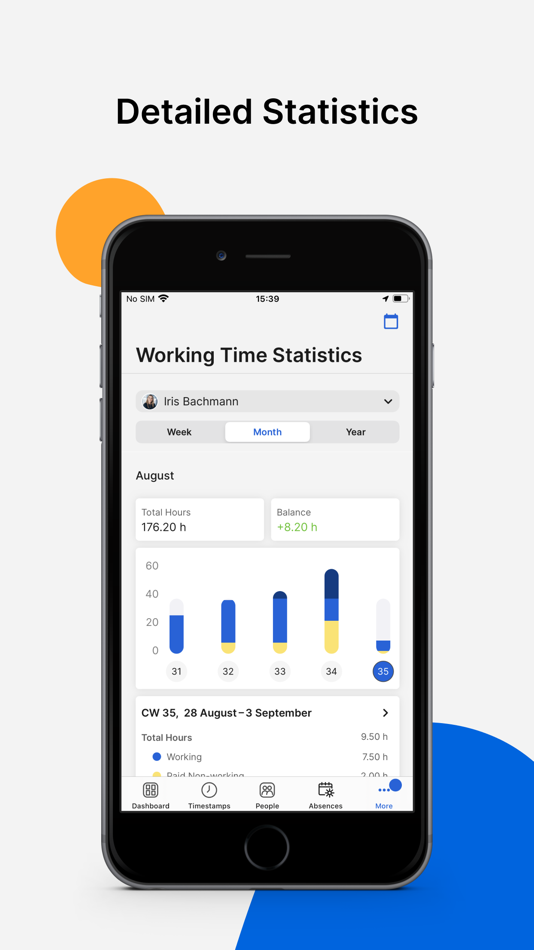 #6. TimeTac - Work Hours Tracker (iOS) Podle: TimeTac