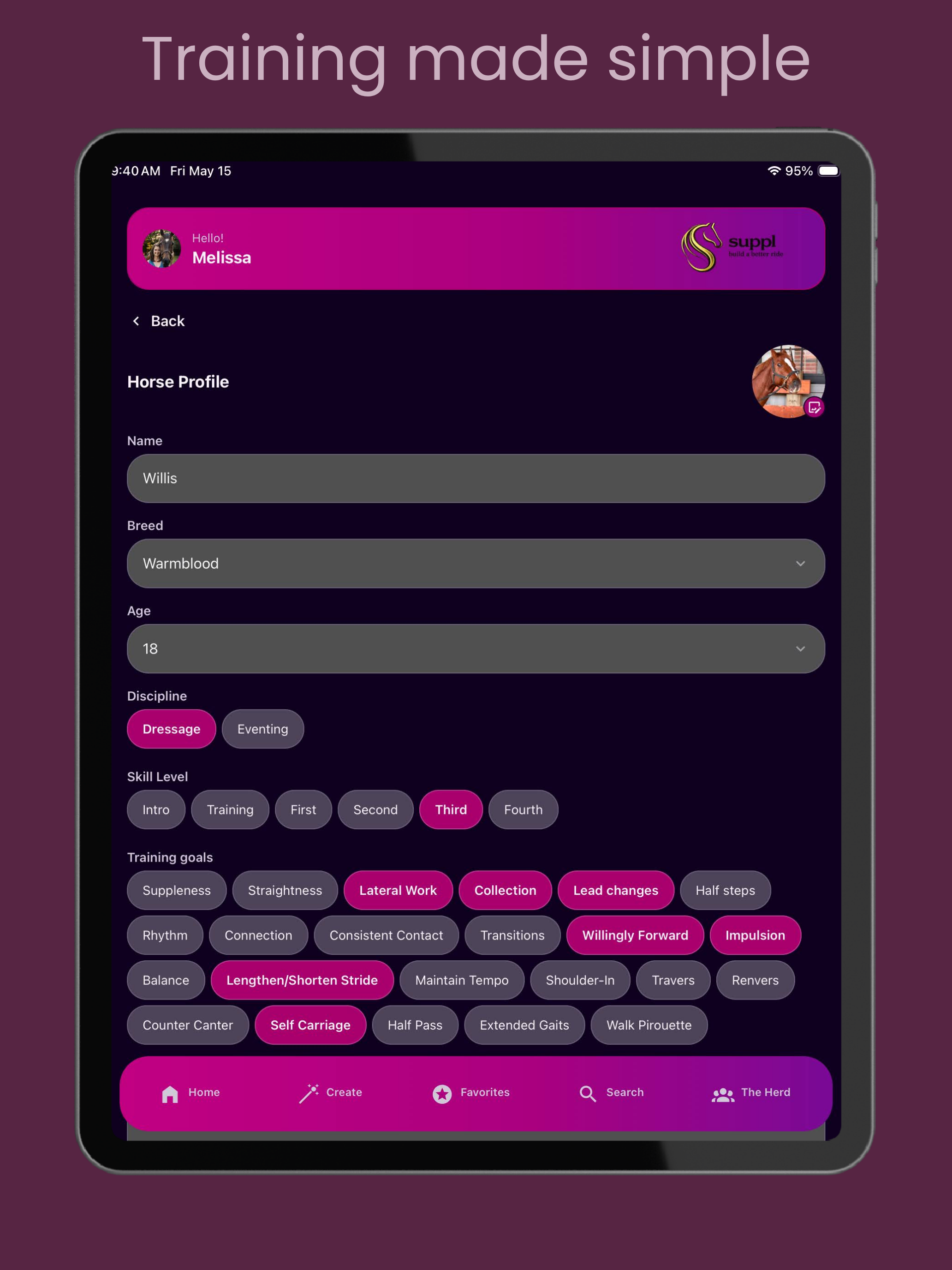 Suppl: Horse Exercise Builder screenshot 12