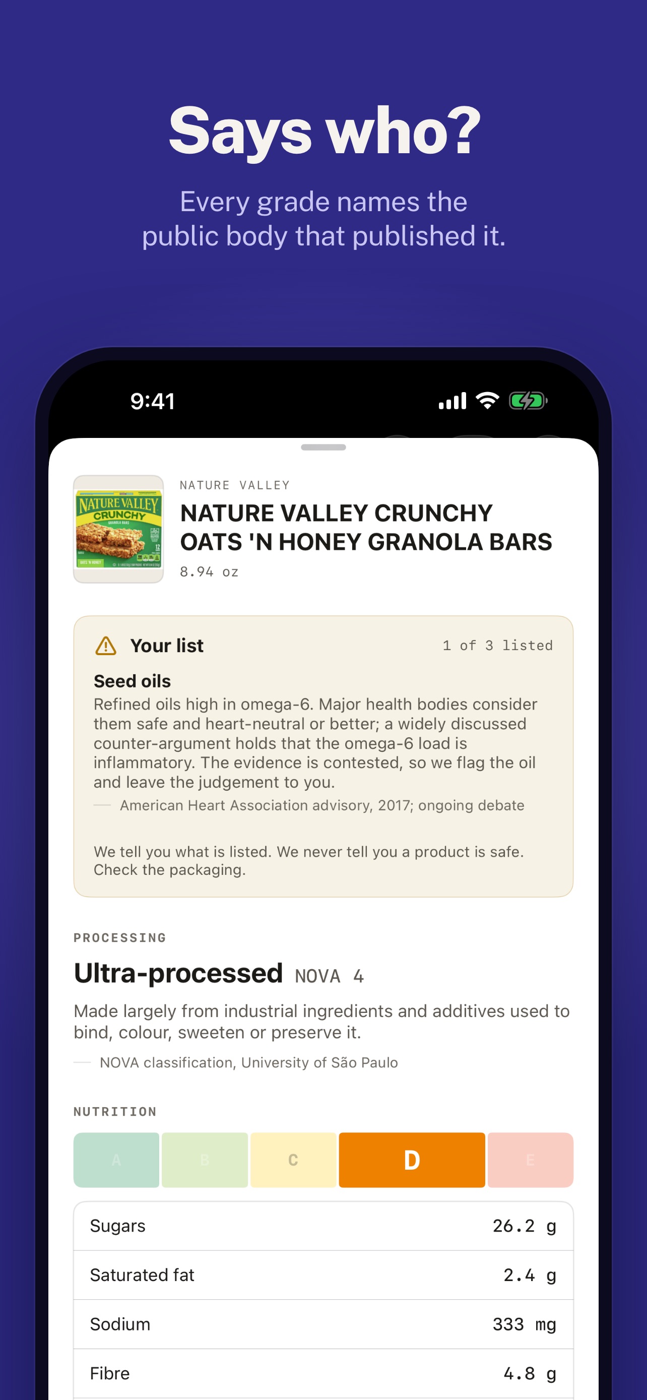 Screenshot 3 of Peelo: Food Label Scanner