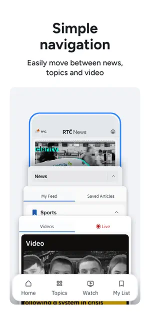 RTÉ News screenshot 2
