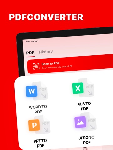 PDF Converter - iPad screenshot 1