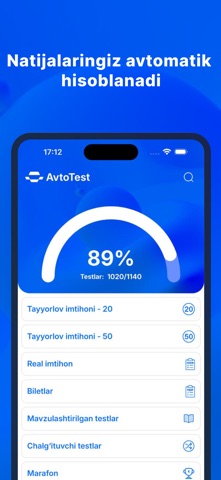 AvtoTest Uz Screenshot 1 of 6