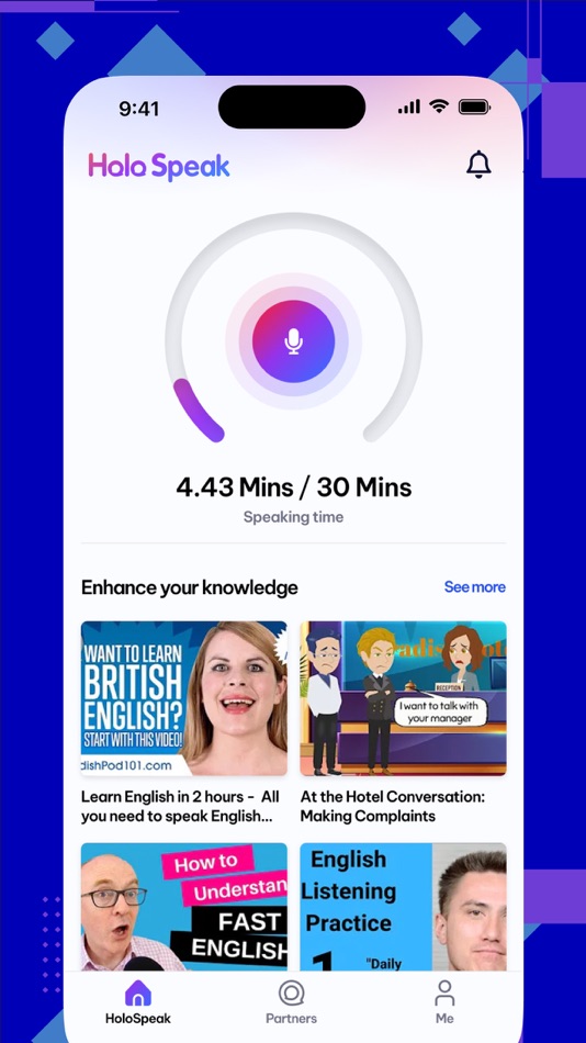 #1. Holo Speak - Language Exchange (iOS) 由: HOLLA EDUCATION TECHNOLOGY JSC
